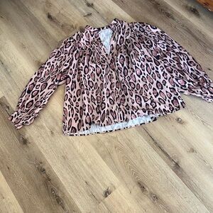 Leopard Print Blouse
